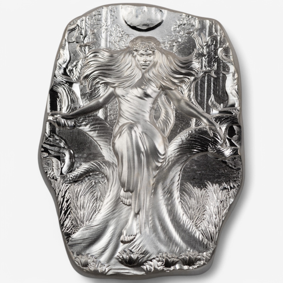 Image 748276_ALTMORE1.jpg, Product 748-276 / Price $1,578.00, 10-Ounce Fine Silver Goddess Mara Argentia Art Bar, Brilliant Finish from Argentia on TSC.ca's Coins department