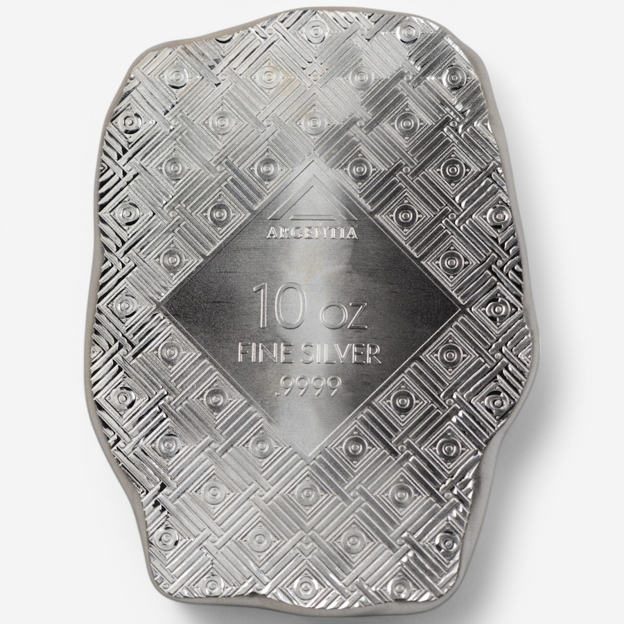 Image 748276_ALTMORE2.jpg, Product 748-276 / Price $1,578.00, 10-Ounce Fine Silver Goddess Mara Argentia Art Bar, Brilliant Finish from Argentia on TSC.ca's Coins department