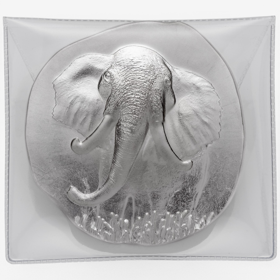 Image 748277_ALTMORE3.jpg, Product 748-277 / Price $1,578.00, 10-Ounce Fine Silver Elephant Argentia Art Round, Brilliant Finish from Argentia on TSC.ca's Coins department