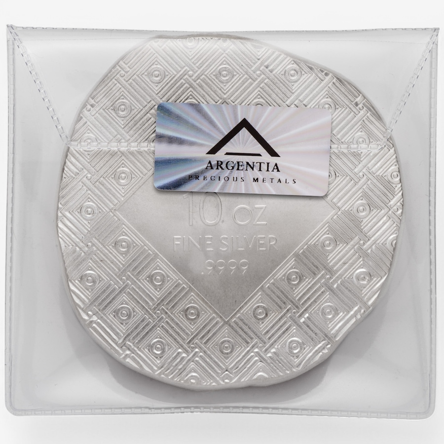 Image 748277_ALTMORE4.jpg, Product 748-277 / Price $1,578.00, 10-Ounce Fine Silver Elephant Argentia Art Round, Brilliant Finish from Argentia on TSC.ca's Coins department
