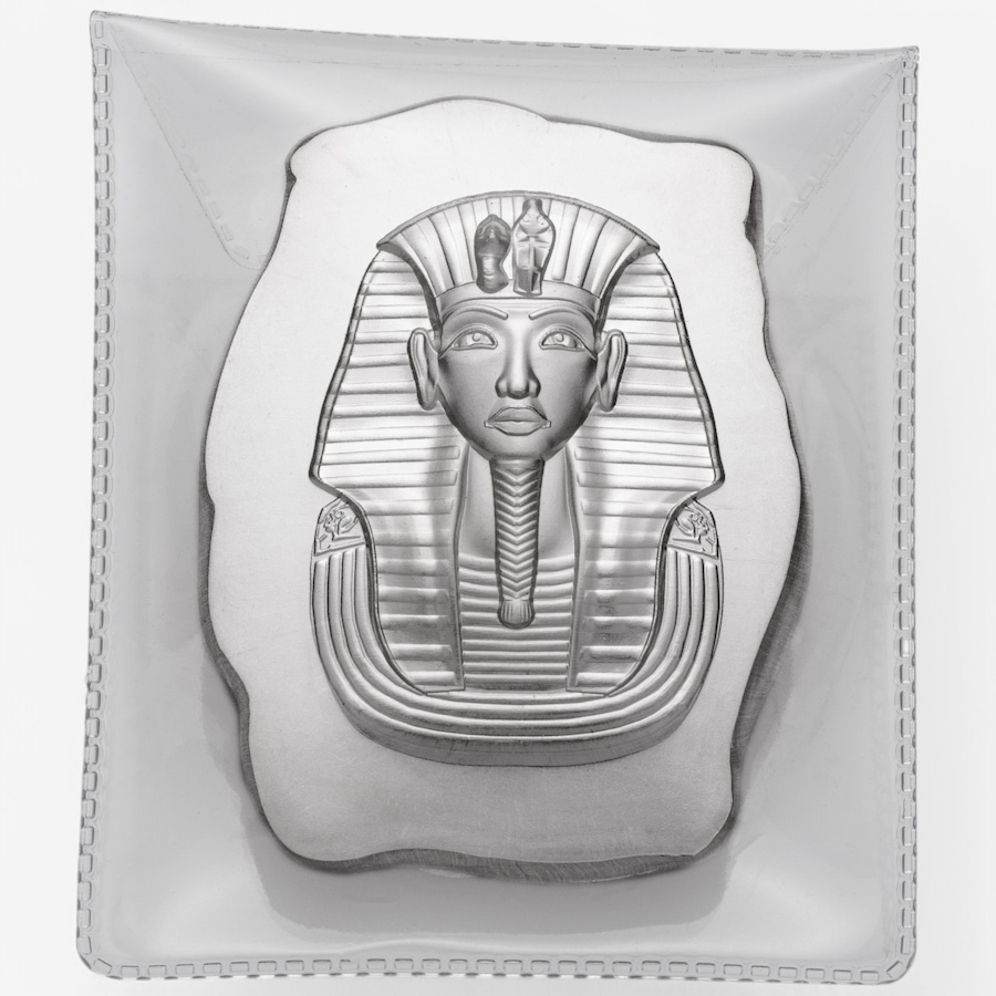 Image 748278_ALTMORE3.jpg, Product 748-278 / Price $788.00, Five-Ounce Fine Silver Art Bar King Tut, Argentia - Brilliant Finish from Argentia on TSC.ca's Coins department