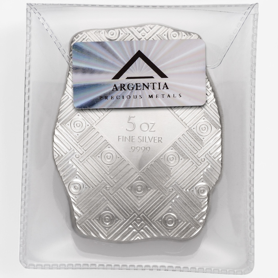 Image 748278_ALTMORE4.jpg, Product 748-278 / Price $788.00, Five-Ounce Fine Silver Art Bar King Tut, Argentia - Brilliant Finish from Argentia on TSC.ca's Coins department