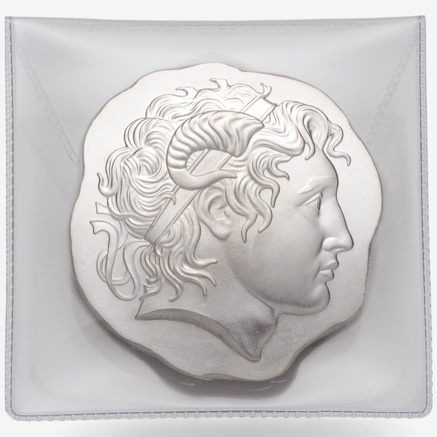 Image 748280_ALTMORE3.jpg, Product 748-280 / Price $788.00, Five-Ounce Fine Silver Alexander Argentia Art Round, Brilliant Finish from Argentia on TSC.ca's Coins department