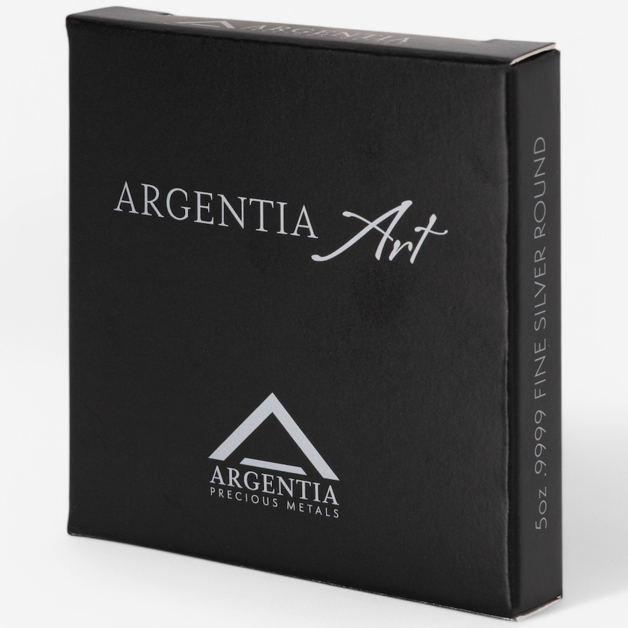 Image 748280_ALTMORE5.jpg, Product 748-280 / Price $788.00, Five-Ounce Fine Silver Alexander Argentia Art Round, Brilliant Finish from Argentia on TSC.ca's Coins department