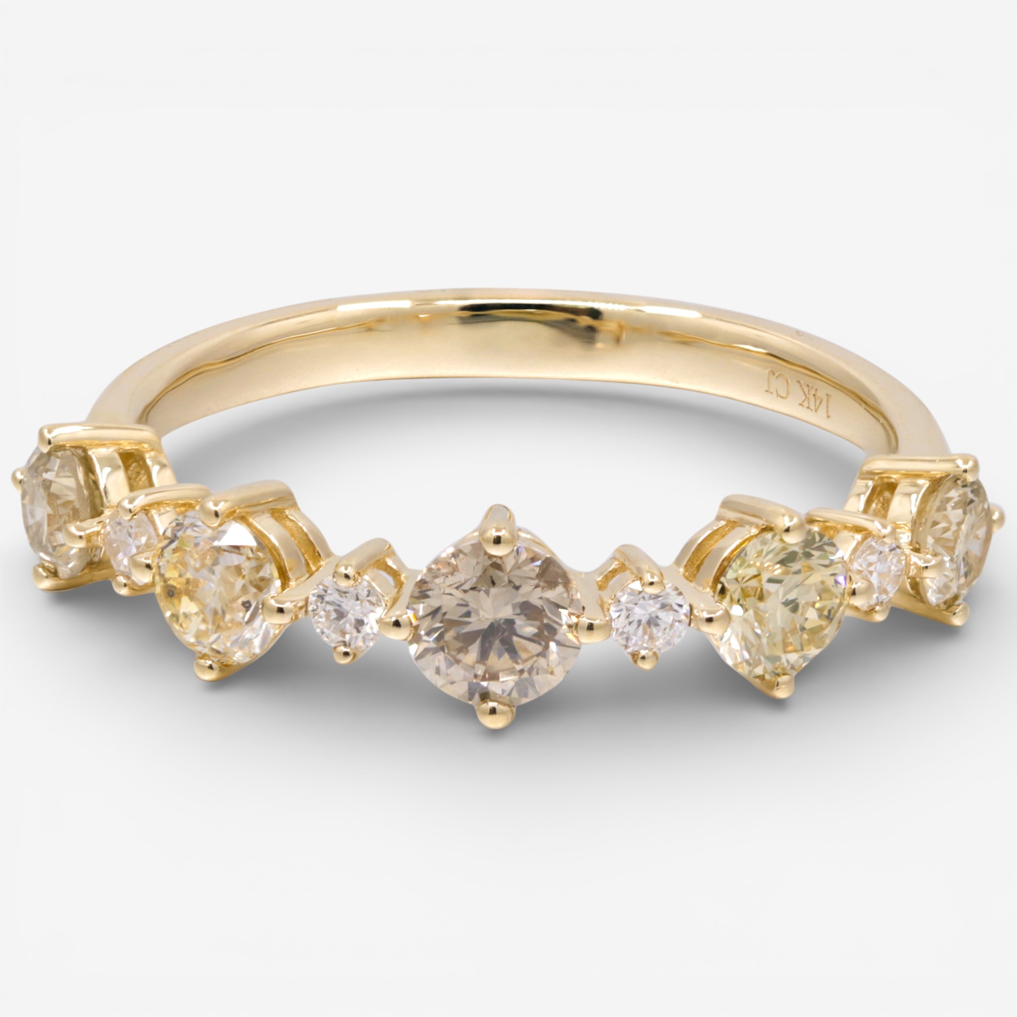 14K Yellow Gold Desert Diamond Ring - TSC.ca