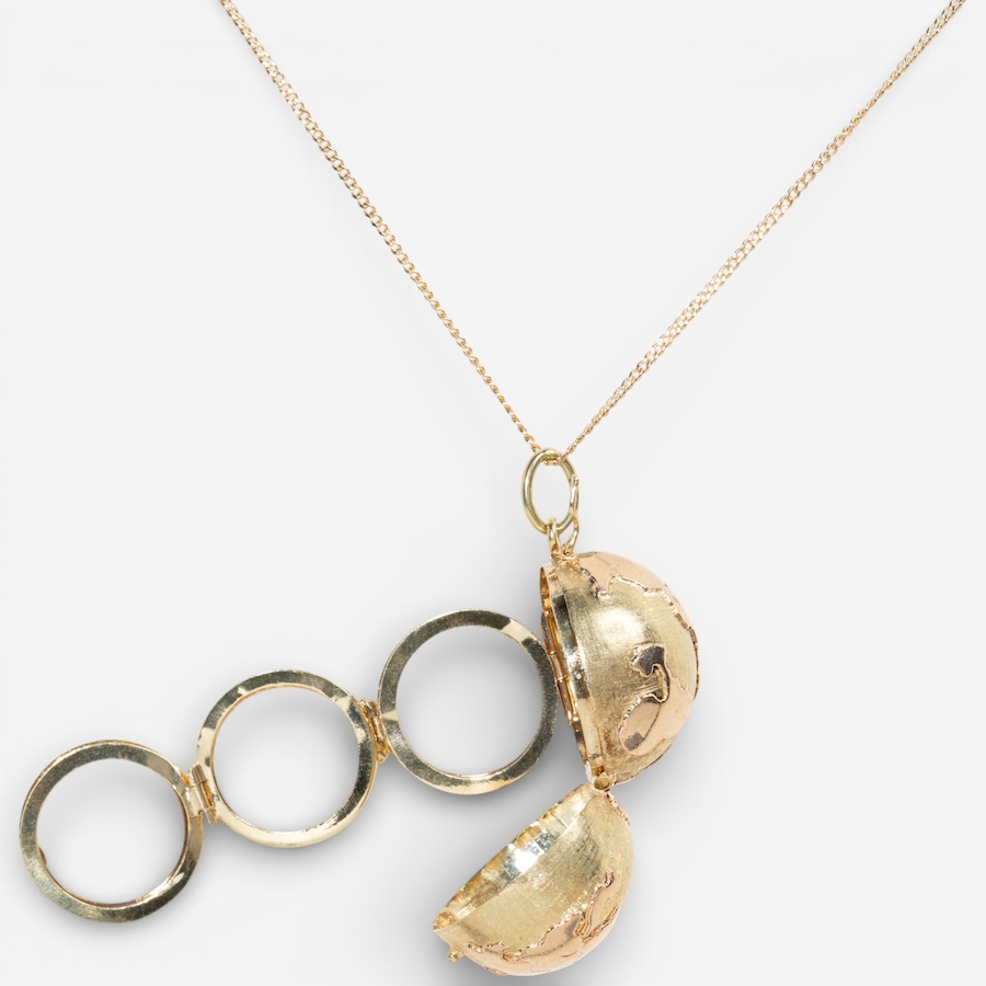Image 748415.jpg, Product 748-415 / Price $3,688.00, Estate Originals Victorian 14K Yellow Gold Multi-Photo Globe Pendant Locket from Estate Originals on TSC.ca's Jewellery department