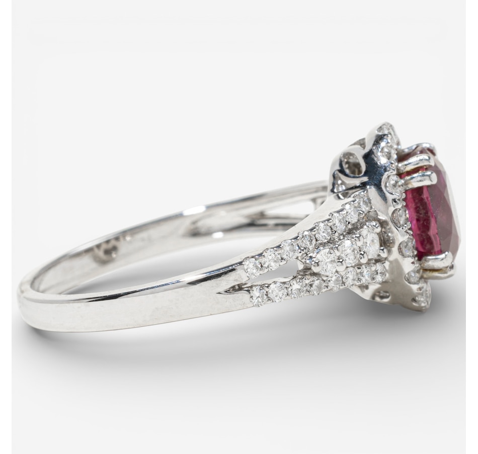 Image 748429_ALTMORE2.jpg, Product 748-429 / Price $5,495.00, Estate Originals 18K White Gold 2.12 Carat Ruby and Diamond Ring from Estate Originals on TSC.ca's Jewellery department