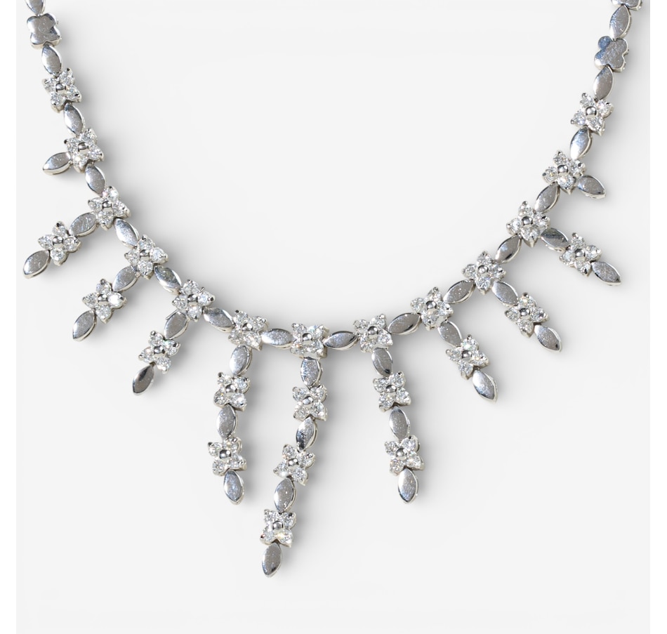 Image 748444_ALTMORE1.jpg, Product 748-444 / Price $9,495.00, Estate Originals 14K White Gold 16" Cleopatra Style Diamond Fringe Necklace from Estate Originals on TSC.ca's Jewellery department