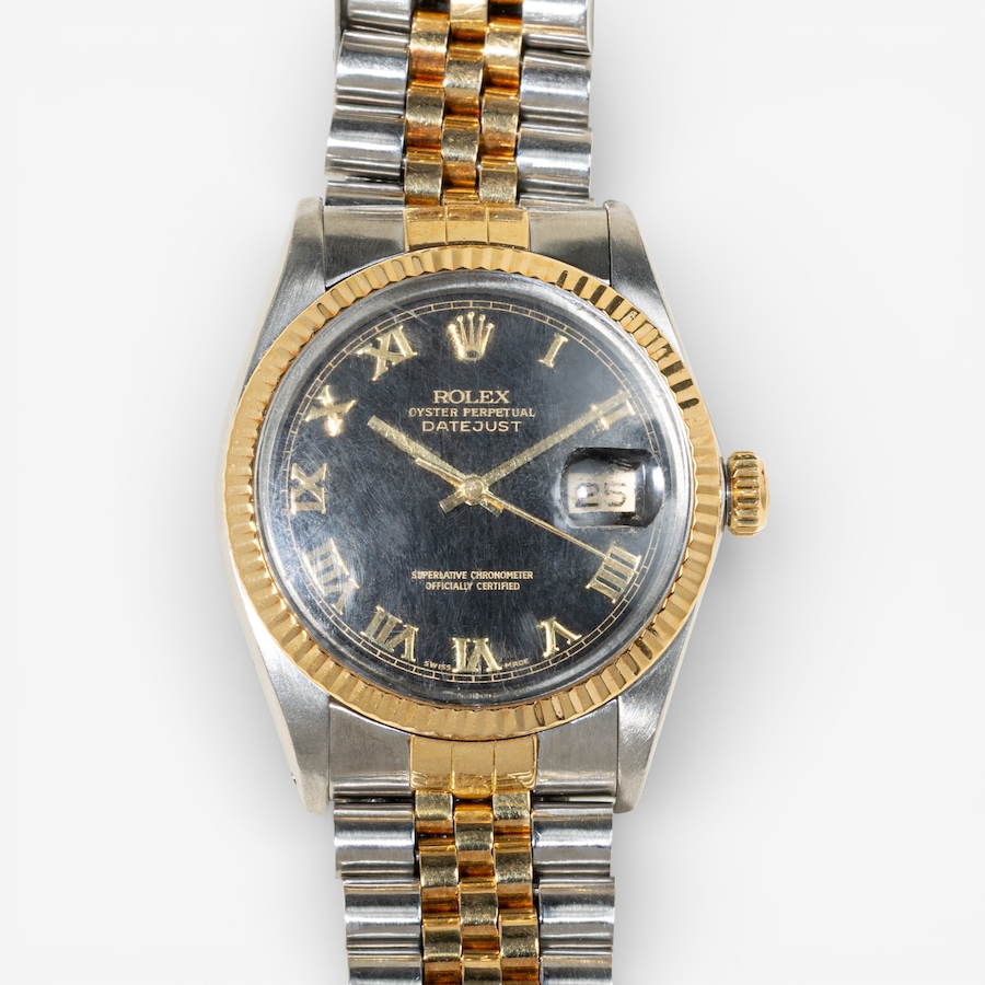 Image 748466.jpg, Product 748-466 / Price $9,995.00, Estate Originals Stainless Steel and 18K Yellow Gold Rolex Oyster Perpetual Datejust Swiss watch from Estate Originals on TSC.ca's Jewellery department