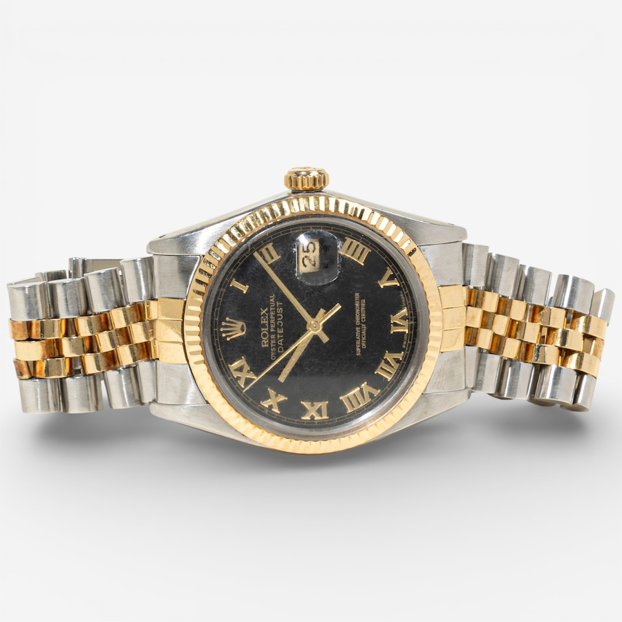 Image 748466_ALTMORE1.jpg, Product 748-466 / Price $9,995.00, Estate Originals Stainless Steel and 18K Yellow Gold Rolex Oyster Perpetual Datejust Swiss watch from Estate Originals on TSC.ca's Jewellery department