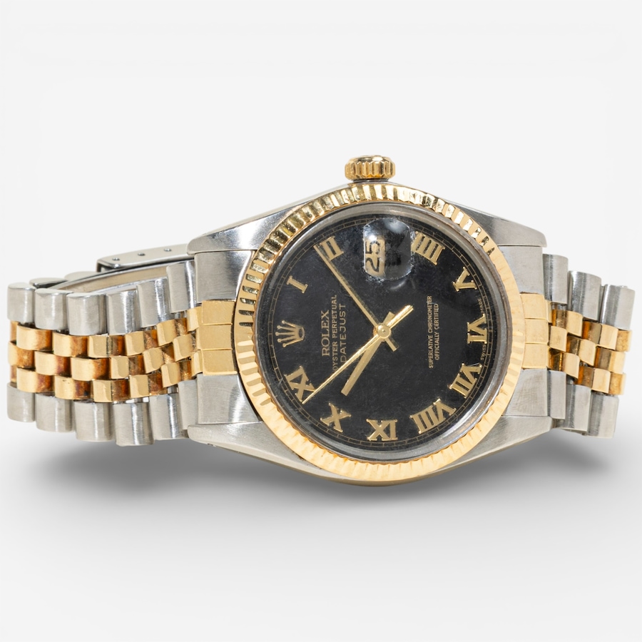 Image 748466_ALTMORE2.jpg, Product 748-466 / Price $9,995.00, Estate Originals Stainless Steel and 18K Yellow Gold Rolex Oyster Perpetual Datejust Swiss watch from Estate Originals on TSC.ca's Jewellery department