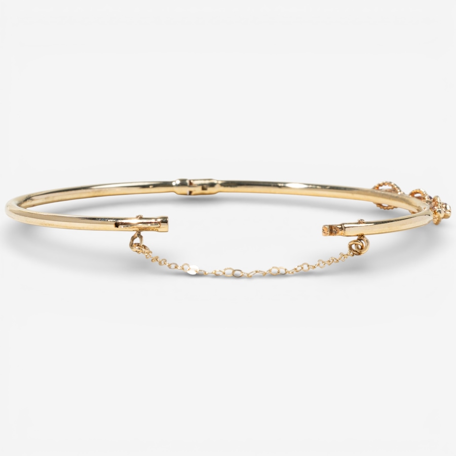 Image 748470_ALTMORE4.jpg, Product 748-470 / Price $2,295.00, Estate Originals 14K Yellow Gold Marquise Ruby and Diamond Bangle Bracelet from Estate Originals on TSC.ca's Jewellery department