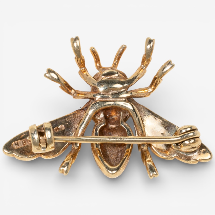 Image 748478_ALTMORE1.jpg, Product 748-478 / Price $975.00, Estate Originals 9K Yellow Gold Bee Motif Brooch from Estate Originals on TSC.ca's Jewellery department