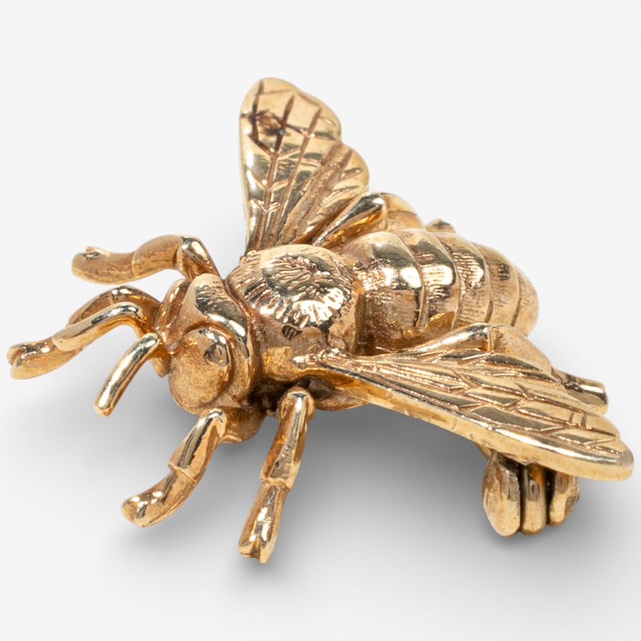 Image 748478_ALTMORE2.jpg, Product 748-478 / Price $975.00, Estate Originals 9K Yellow Gold Bee Motif Brooch from Estate Originals on TSC.ca's Jewellery department