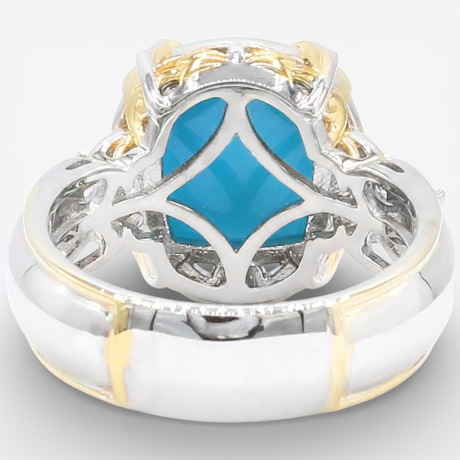 Image 748490_ALTMORE5.jpg, Product 748-490 / Price $649.99, Gems en Vogue Palladium Silver Sleeping Beauty Turquoise and Gemstone Ring from Gems En Vogue on TSC.ca's Jewellery department