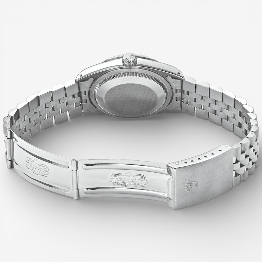 Image 748527_ALTMORE3.jpg, Product 748-527 / Price $14,799.99, Swiss Crown Pre-Owned Rolex - Independently Certified - 36-mm Stainless Steel Datejust Watch with Jubilee Bracelet and White Roman Dial from Swiss Crown on TSC.ca's Jewellery department