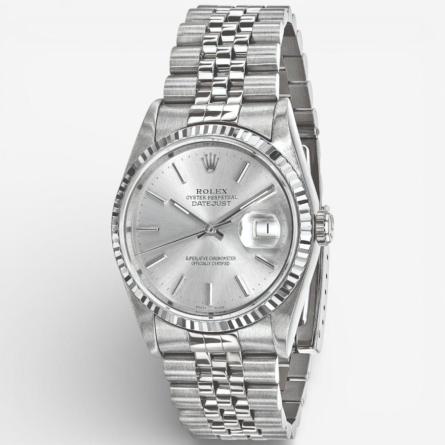 Image 748528_ALTMORE5.jpg, Product 748-528 / Price $14,299.99, Swiss Crown Pre-Owned Rolex - Independently Certified - 36-mm Stainless Steel Datejust Watch with Jubilee Bracelet and Silver Dial from Swiss Crown on TSC.ca's Jewellery department