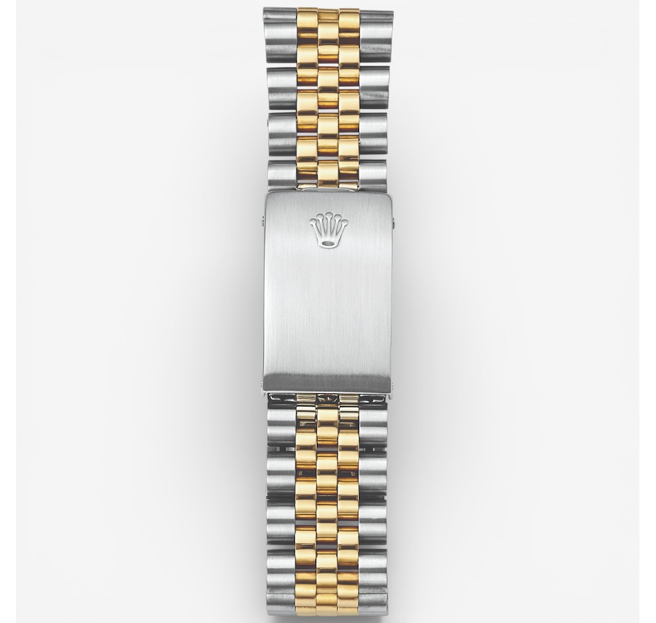 Image 748534_ALTMORE2.jpg, Product 748-534 / Price $16,299.99, Swiss Crown Pre-Owned Rolex - Independently Certified - 36-mm Two-Tone Datejust Watch with Jubilee Bracelet and Champagne Diamond Dial from Swiss Crown on TSC.ca's Jewellery department