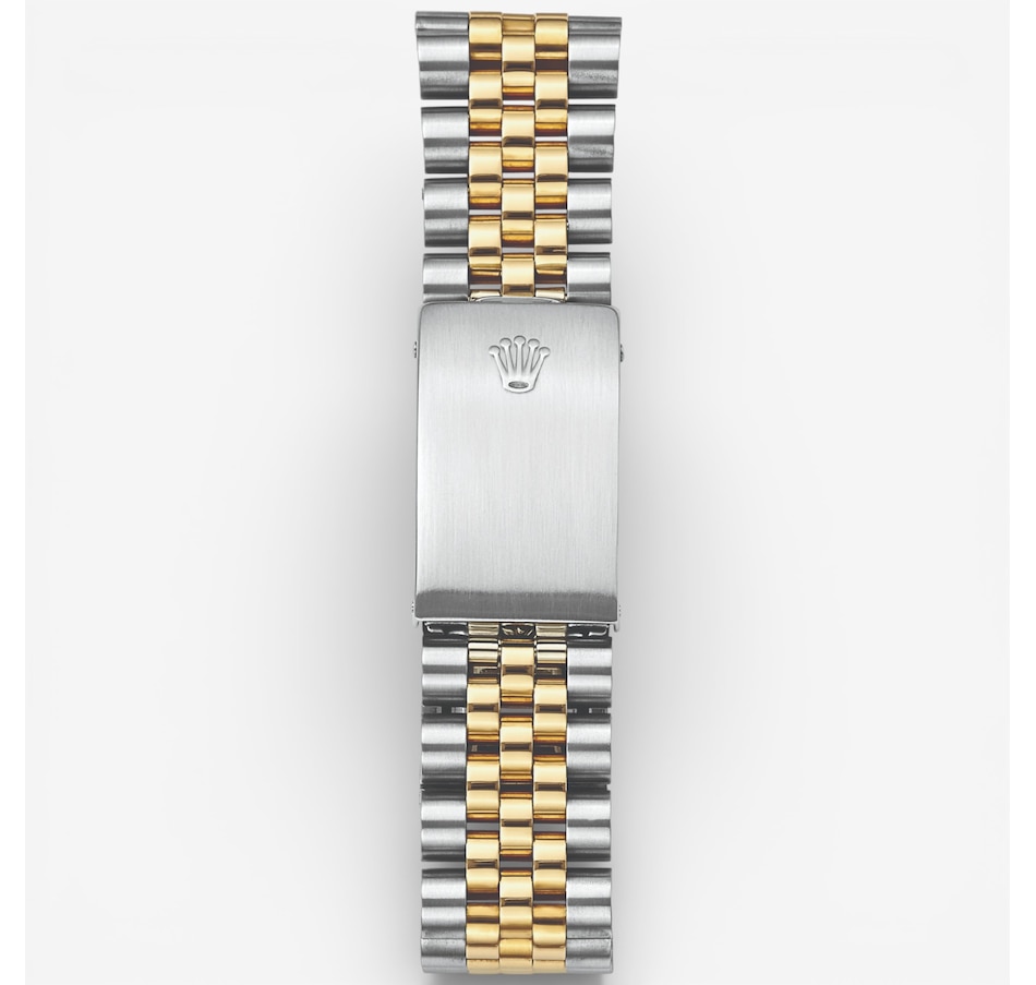 Image 748537_ALTMORE2.jpg, Product 748-537 / Price $16,399.99, Swiss Crown Pre-Owned Rolex - Independently Certified - 36-mm Two-Tone Datejust Watch with Jubilee Bracelet and Mother-of-Pearl Diamond Dial from Swiss Crown on TSC.ca's Jewellery department