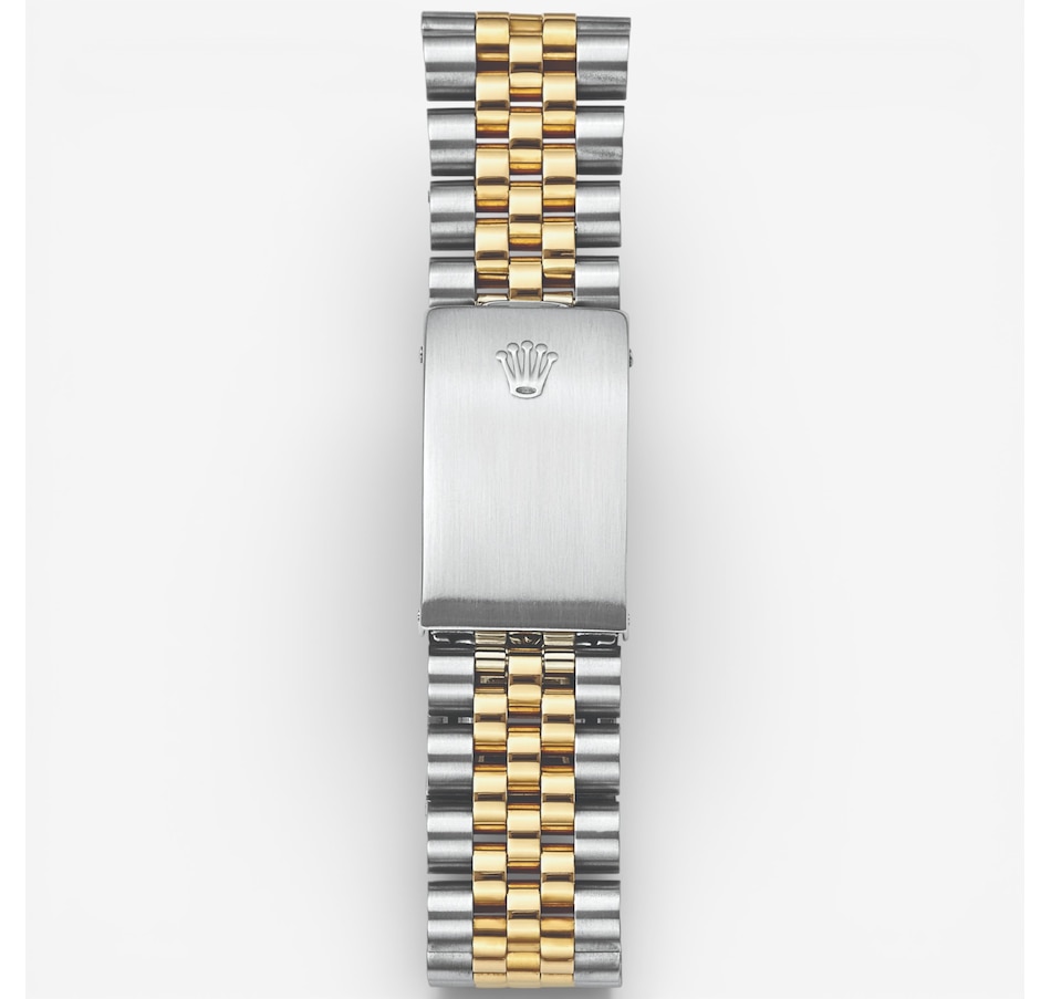 Image 748541_ALTMORE2.jpg, Product 748-541 / Price $19,499.99, Swiss Crown Pre-Owned Rolex - Independently Certified - 36-mm Two-Tone Datejust Watch with Jubilee Bracelet, Mother-of-Pearl Diamond Dial and Diamond Bezel from Swiss Crown on TSC.ca's Jewellery department