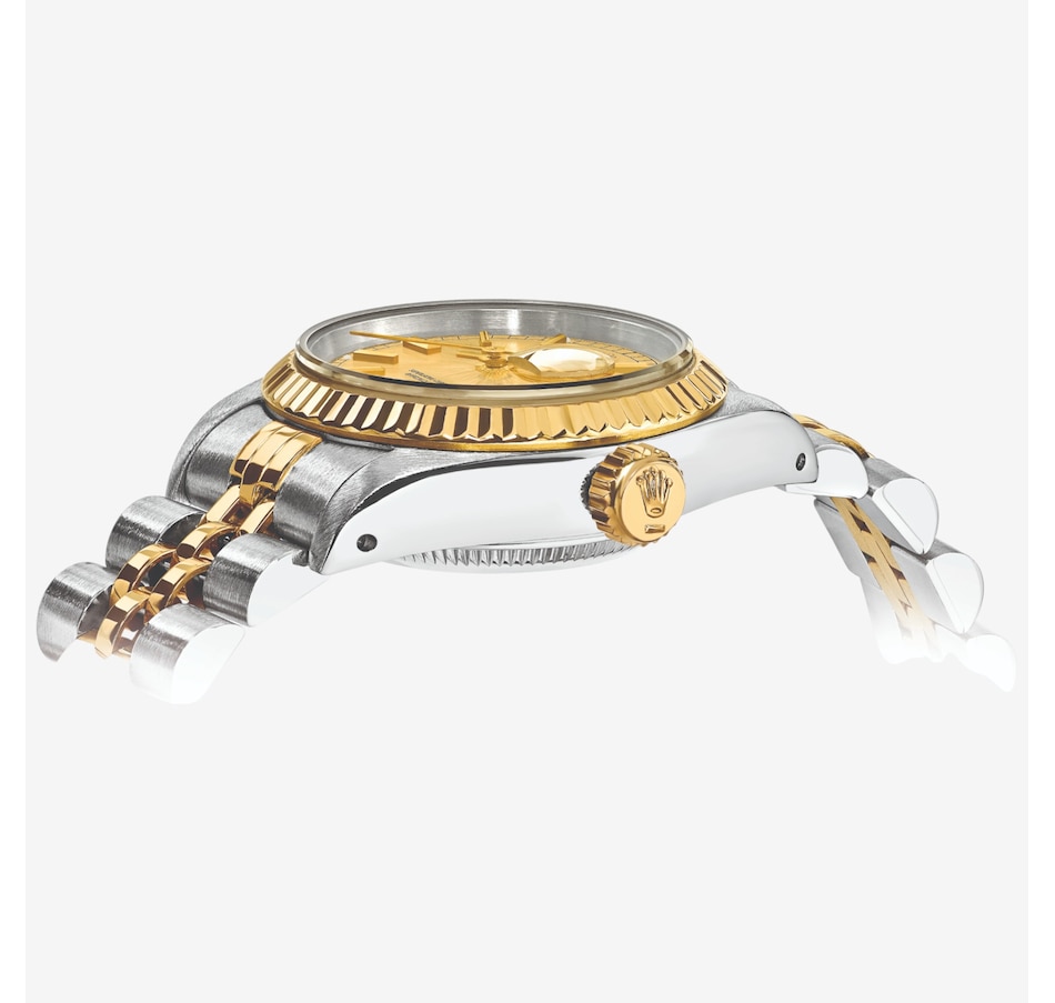 Image 748543_ALTMORE1.jpg, Product 748-543 / Price $11,899.99, Swiss Crown Pre-Owned Rolex - Independently Certified - 26-mm Two-Tone Datejust Watch with Jubilee Bracelet and Champagne Dial from Swiss Crown on TSC.ca's Jewellery department
