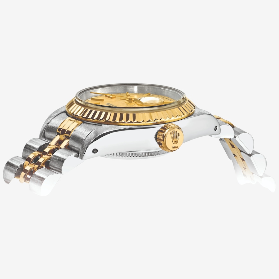 Image 748543_ALTMORE1.jpg, Product 748-543 / Price $12,599.99, Swiss Crown Pre-Owned Rolex - Independently Certified - 26-mm Two-Tone Datejust Watch with Jubilee Bracelet and Champagne Dial from Swiss Crown on TSC.ca's Jewellery department