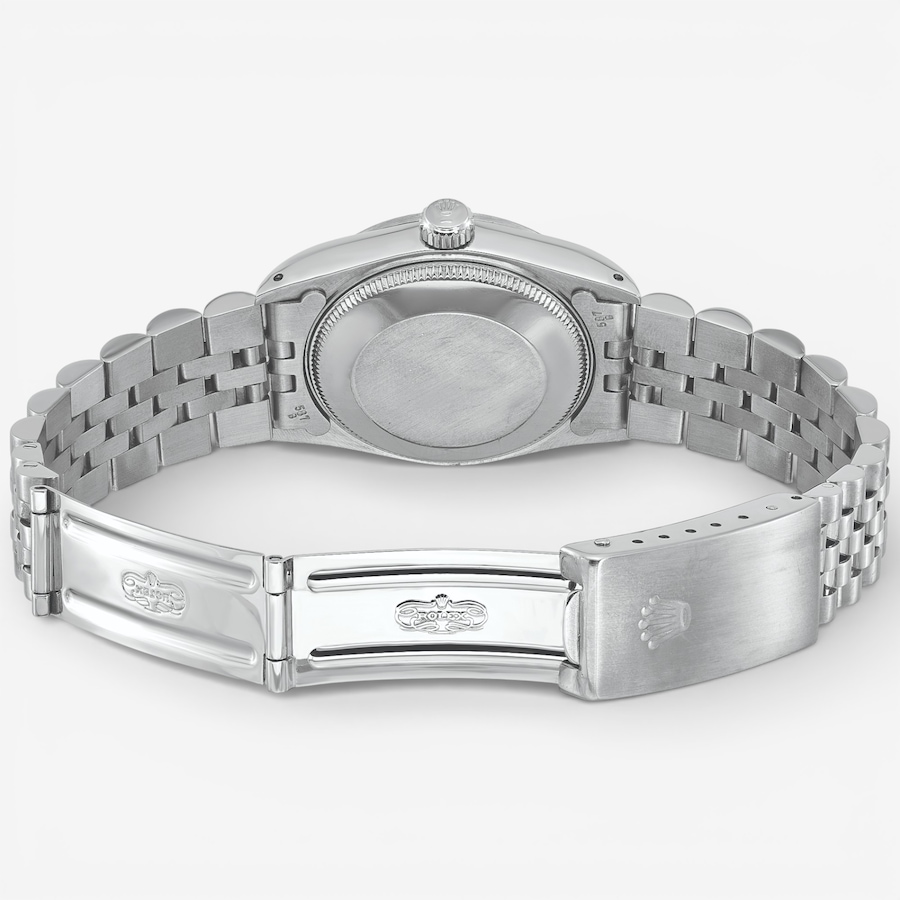 Image 748545_ALTMORE3.jpg, Product 748-545 / Price $16,799.99, Swiss Crown Pre-Owned Rolex - Independently Certified - 31-mm Stainless Steel Datejust Watch with Jubilee Bracelet and Silver Diamond Dial from Swiss Crown on TSC.ca's Jewellery department