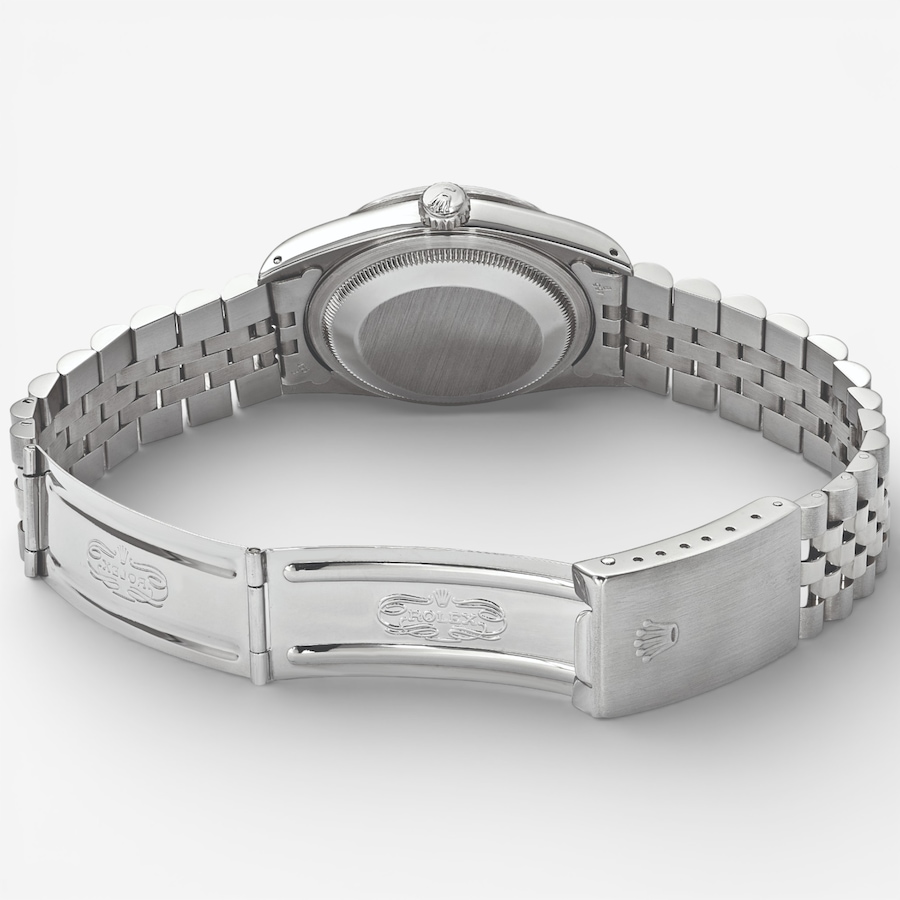 Image 748552_ALTMORE3.jpg, Product 748-552 / Price $14,999.99, Swiss Crown Pre-Owned Rolex - Independently Certified - 36mm Stainless Steel Datejust Watch with Jubilee Bracelet and Grey Roman Dial from Swiss Crown on TSC.ca's Jewellery department
