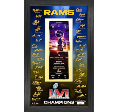 Super Bowl LVI 56 Deluxe 4 DVD Edition Los Angeles Rams vs