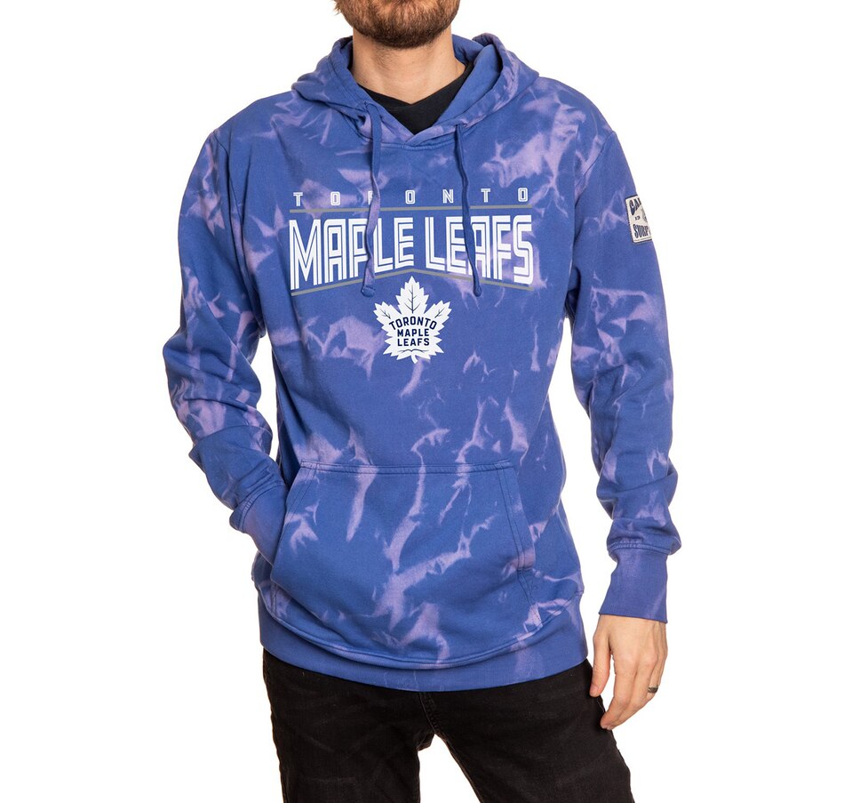 Image 748654.jpg, Product 748-654 / Price $73.99, NHL Toronto Maple Leafs Crystal Tie Dye Hoodie from Calhoun on TSC.ca's Sports department