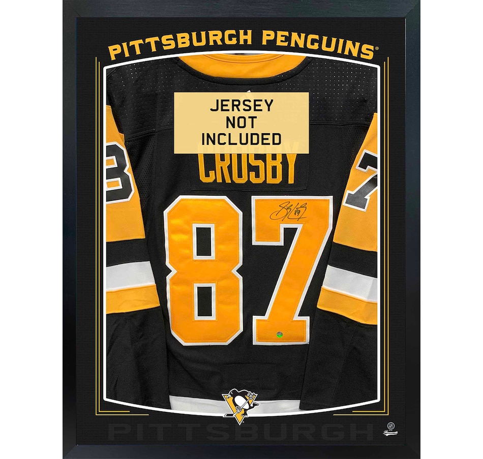 Image 748731.jpg, Product 748-731 / Price $499.99, Pittsburgh Penguins Jersey Cabinet Frame with PhotoGlass from Frameworth on TSC.ca's Sports department