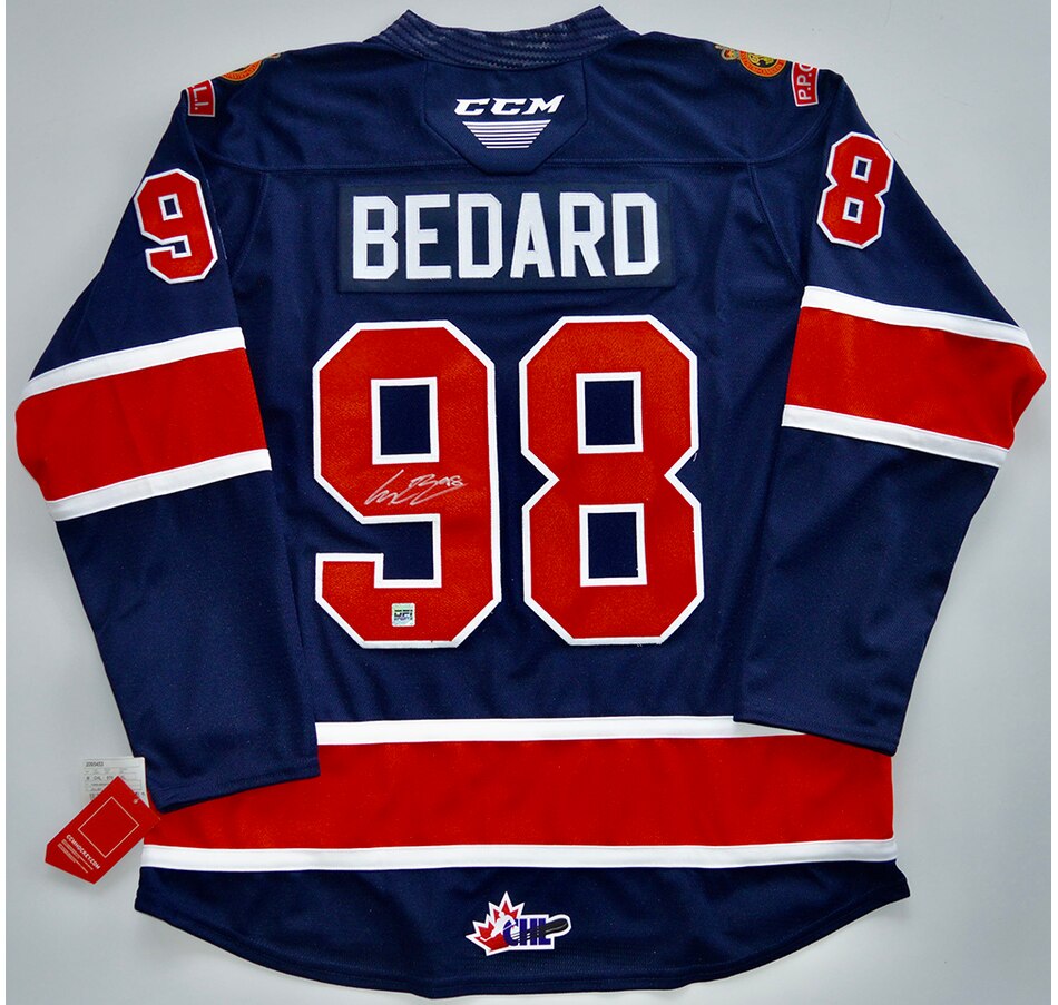 Connor Bedard Regina Pats Signed CHL POY Authentic CCM Jersey #/98 –  CollectibleXchange