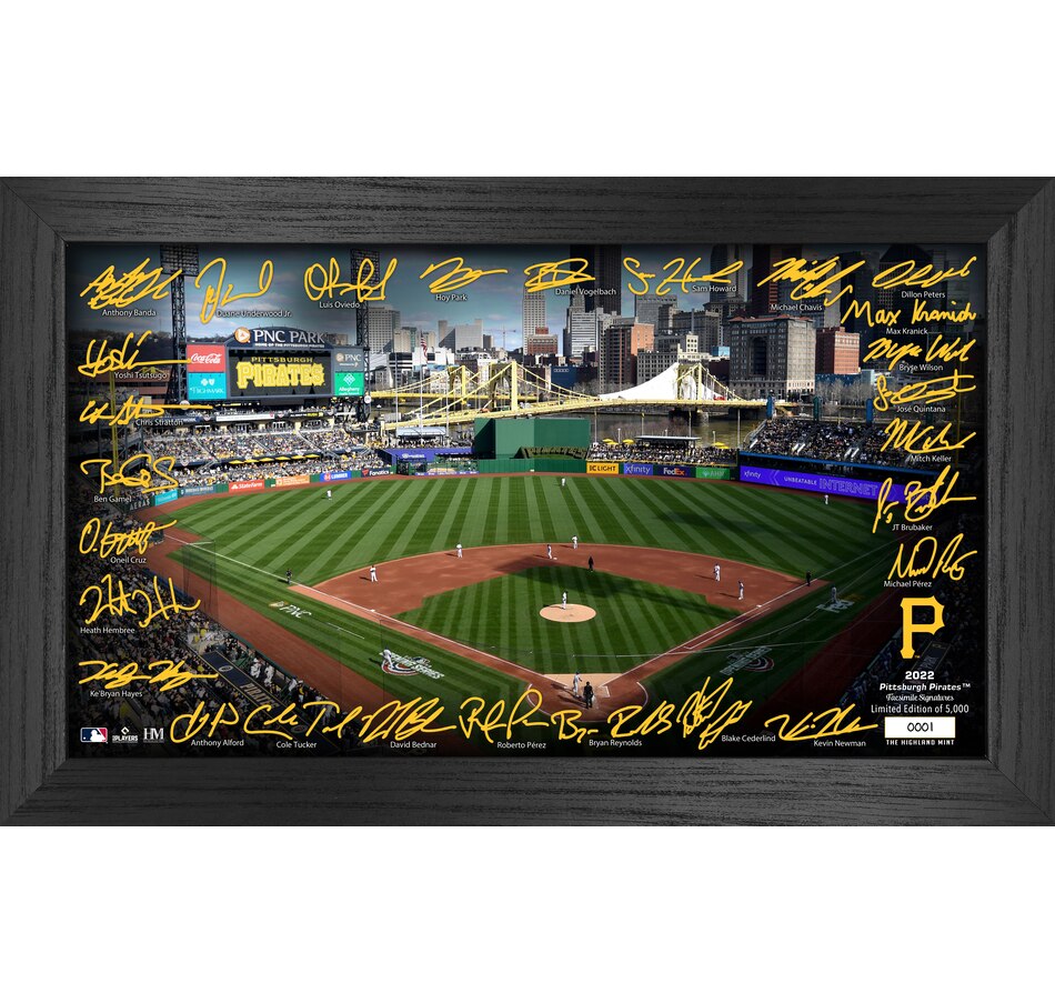 Image 748857.jpg, Product 748-857 / Price $88.99, Pittsburgh Pirates 2022 Signature Field Photo Frame from Highland Mint on TSC.ca's Sports department