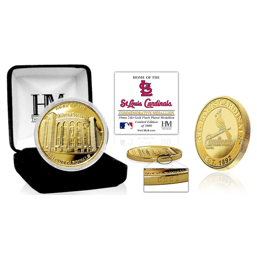 Image 748905.jpg, Product 748-905 / Price $102.99, St. Louis Cardinals Stadium Gold Mint Coin from Highland Mint on TSC.ca's Sports department