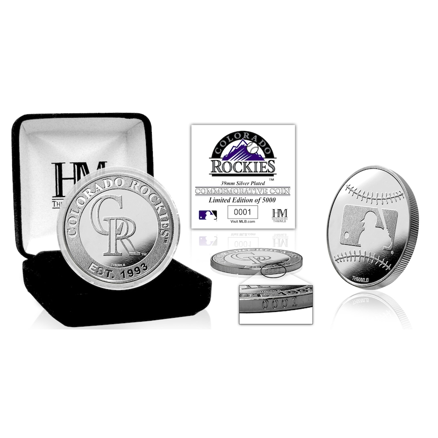 Image 748912.jpg, Product 748-912 / Price $74.99, Colorado Rockies Silver Mint Coin from Highland Mint on TSC.ca's Sports department