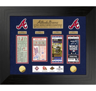 Atlanta Braves 4-Time World Series Champions Deluxe Banner Collection
