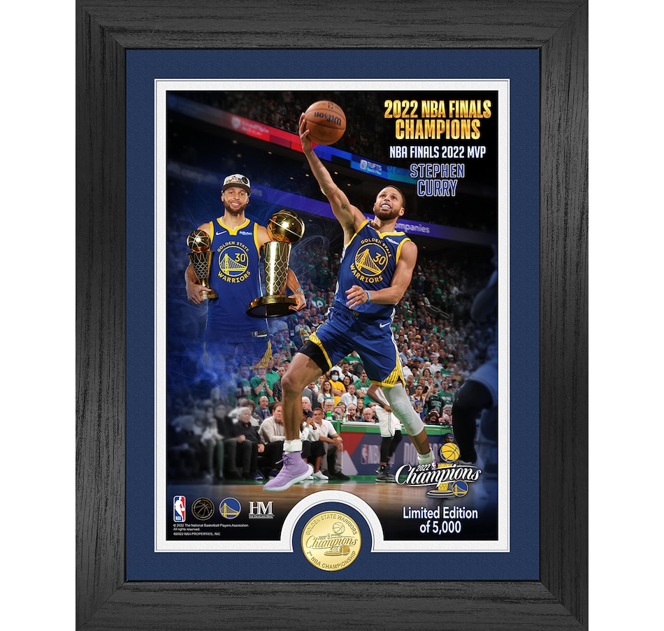 Golden State Warriors 2022 NBA Finals MVP Bronze Coin Photo Mint