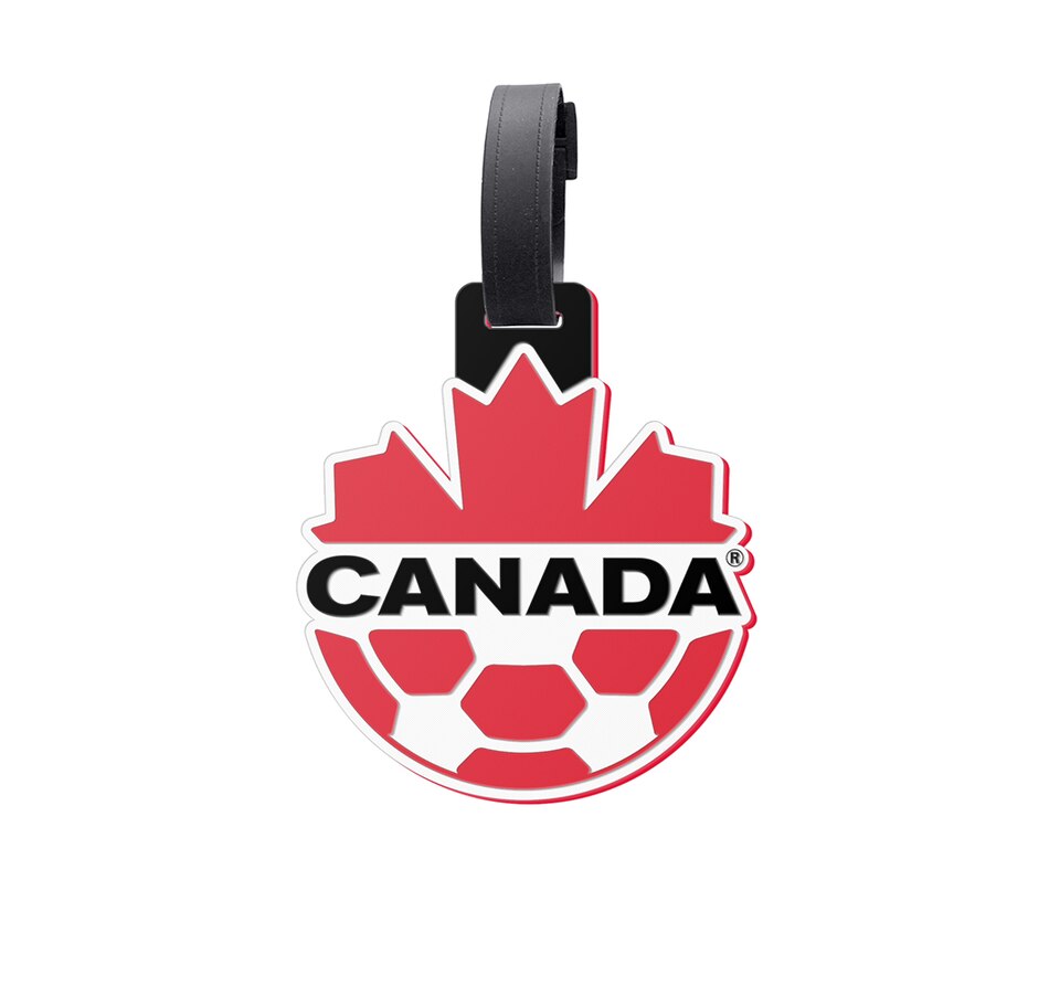 tsc.ca The Sports Vault Licensed Canada Soccer Jumbo Luggage Tag