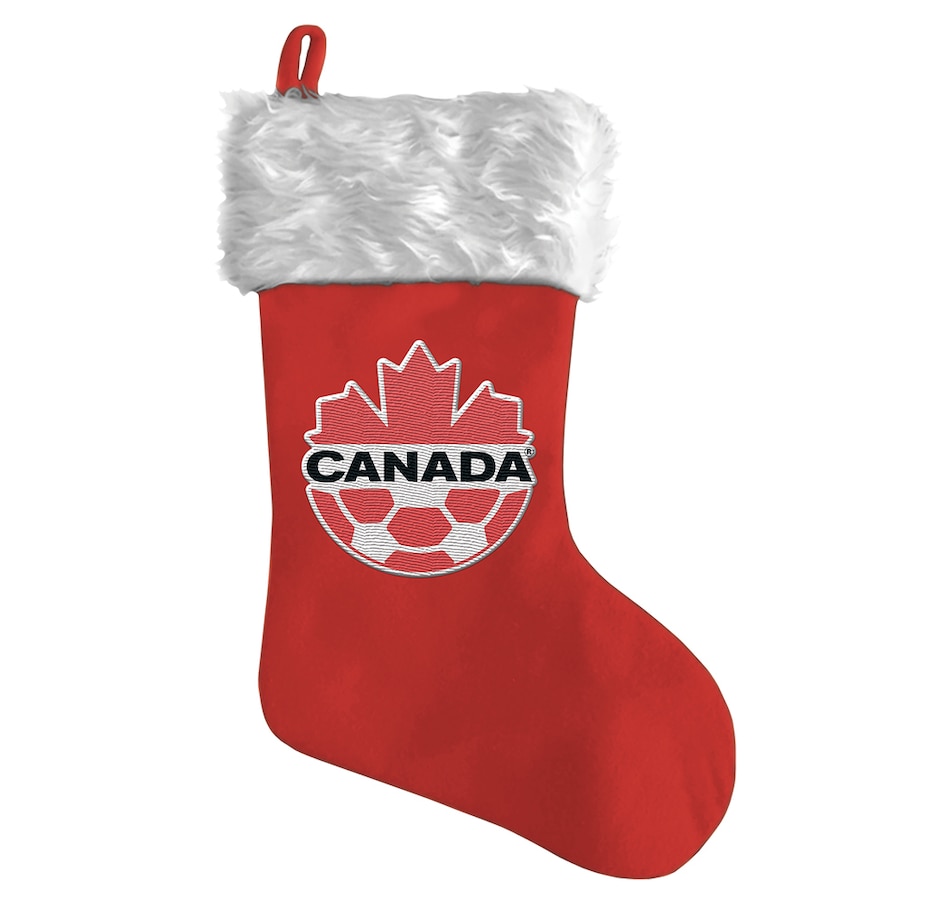 tsc.ca The Sports Vault Licensed Canada Soccer Holiday Stocking