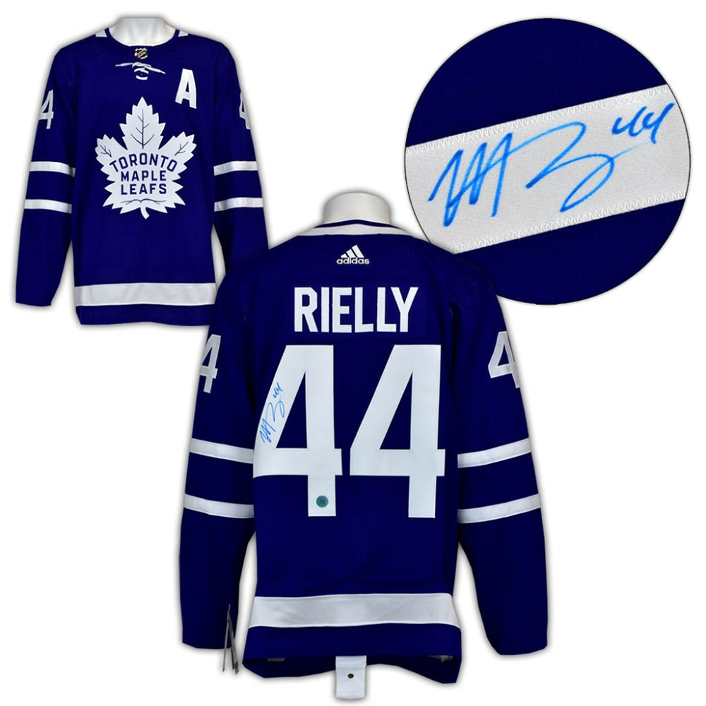 Sports Sports Fan Gear Sports Fan Gear Jerseys AJ Sports Morgan Rielly Toronto Maple Leafs Autographed Adidas Jersey TSC Online Shopping for Canadians