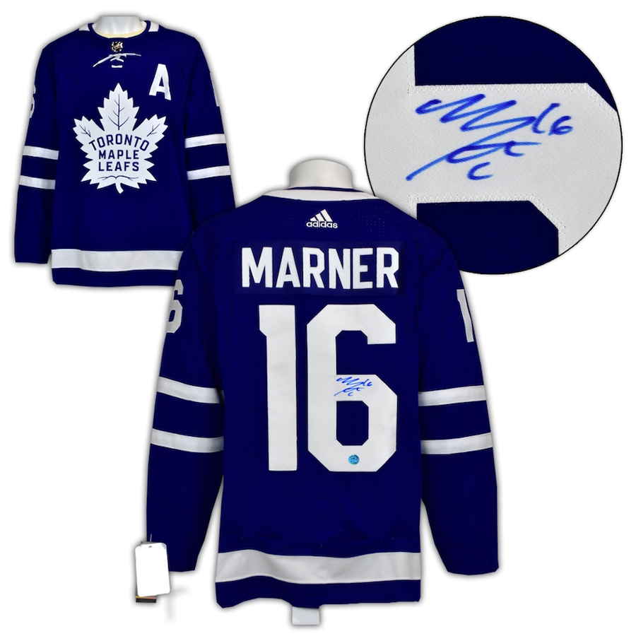 Image 749079.jpg, Product 749-079 / Price $669.99, AJ Sports Mitch Marner Toronto Maple Leafs Autographed Adidas Jersey from AJ Sports on TSC.ca's Sports department