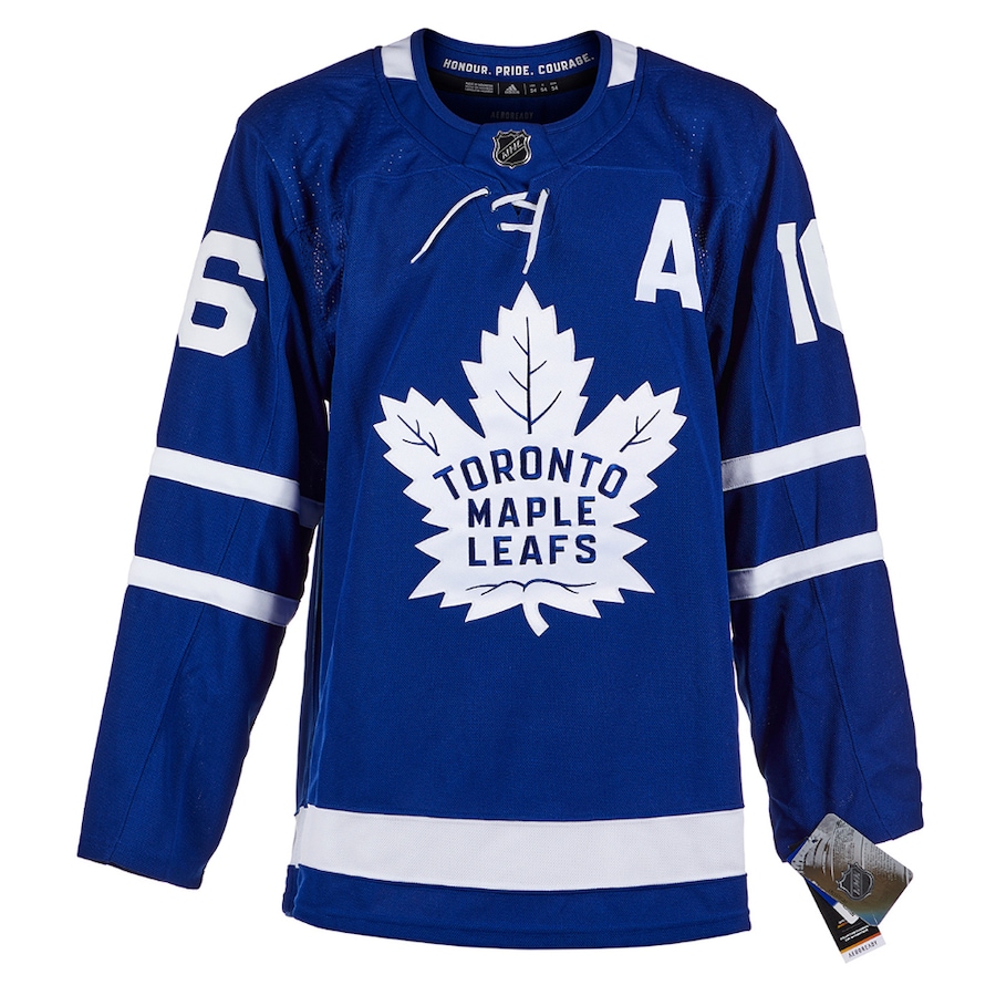 Image 749079_ALTMORE1.jpg, Product 749-079 / Price $669.99, AJ Sports Mitch Marner Toronto Maple Leafs Autographed Adidas Jersey from AJ Sports on TSC.ca's Sports department