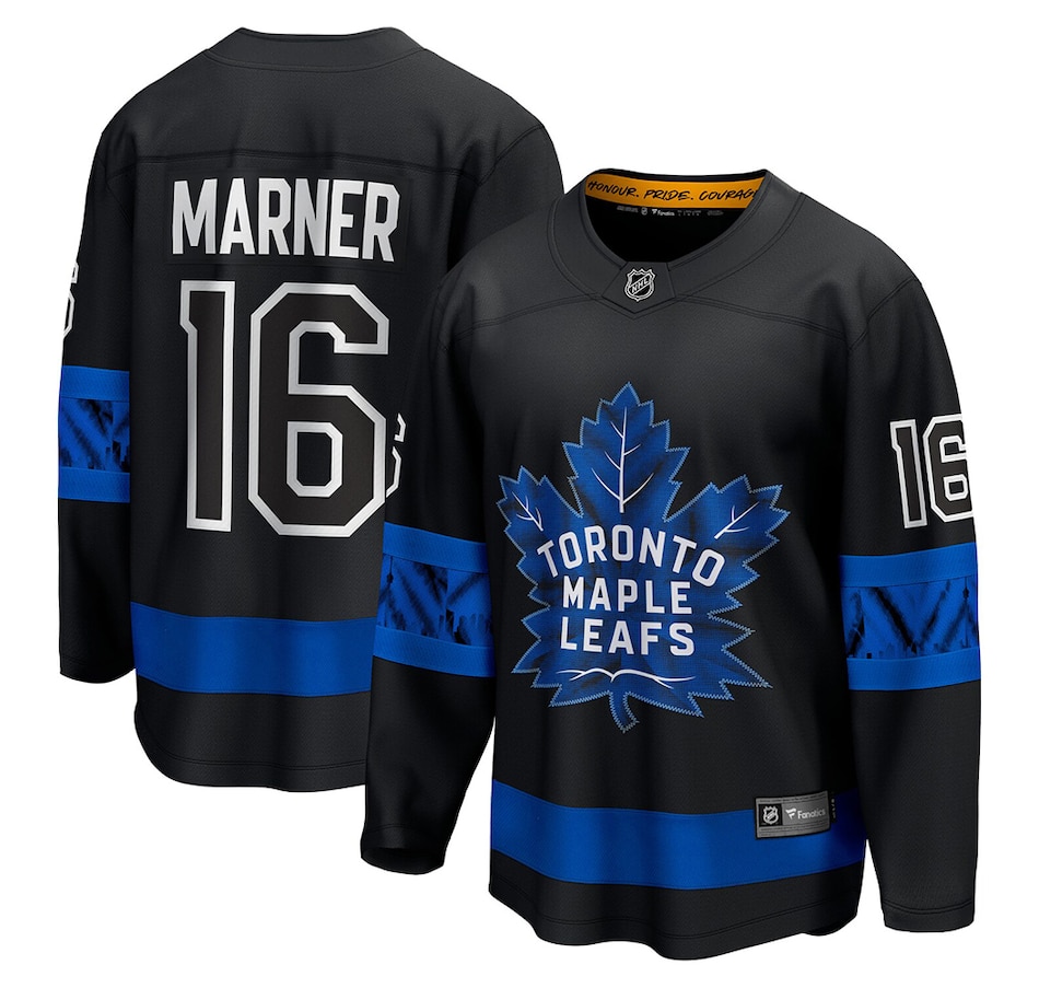 Image 749207.jpg, Product 749-207 / Price $346.99, Toronto Maple Leafs Mitch Marner Authentic Flipside Alternate Jersey on TSC.ca's Sports department