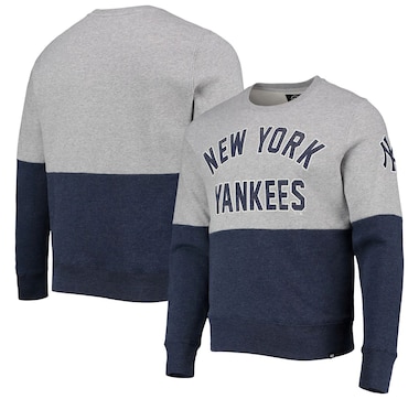 Toronto Blue Jays Pinstripe Hoodie! 47 Brand Imprint Sweat Sweatshirt MLB  '47