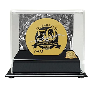 50th Anniversary Paul Henderson Signed Limited Edition Gold Puck with Pin and Acrylic Case