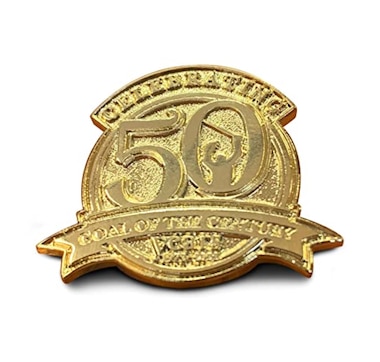 50th Anniversary Goal of the Century Pin