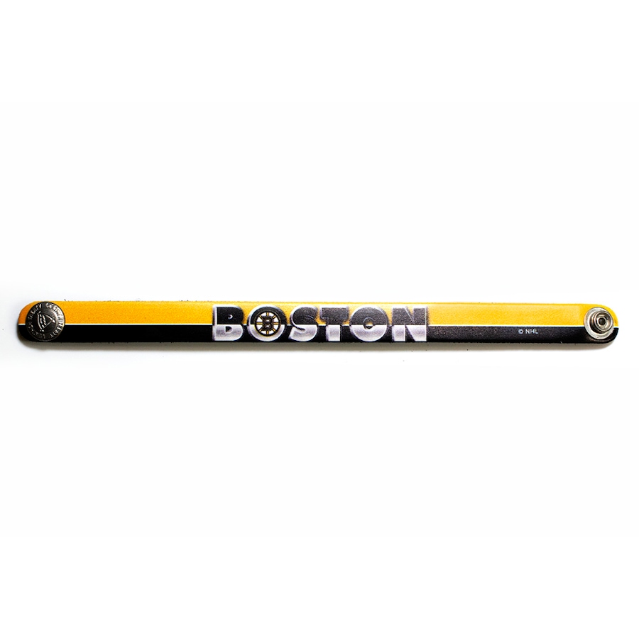 Image 749251.jpg, Product 749-251 / Price $20.99, Boston Bruins Leather Slim Bracelet from Treaty Group on TSC.ca's Sports department