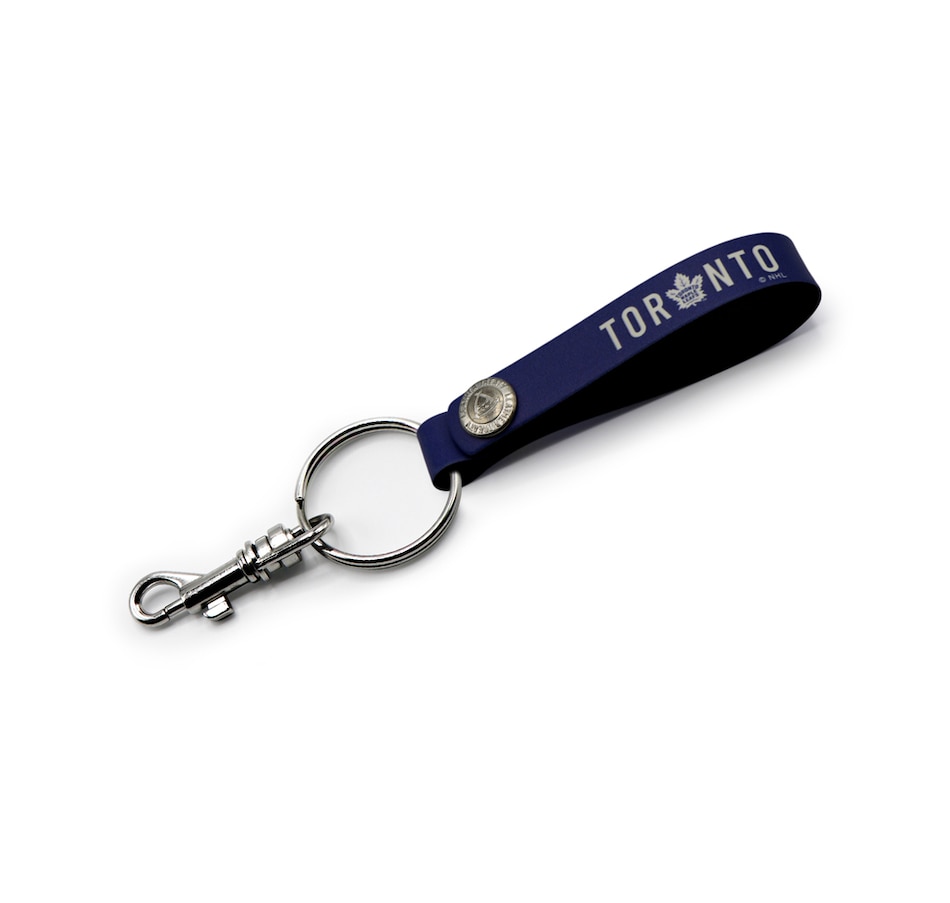 Image 749295.jpg, Product 749-295 / Price $20.99, Toronto Maple Leafs Leather Loop Keychain from Treaty Group on TSC.ca's Sports department
