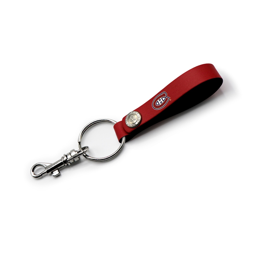 Image 749296.jpg, Product 749-296 / Price $20.99, Montreal Canadiens Leather Loop Keychain from Treaty Group on TSC.ca's Sports department