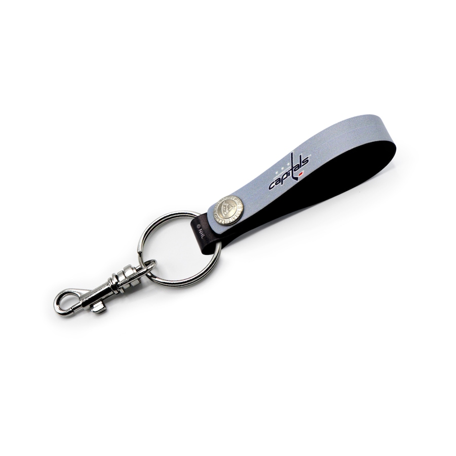 Image 749305.jpg, Product 749-305 / Price $20.99, Washington Capitals Leather Loop Keychain from Treaty Group on TSC.ca's Sports department